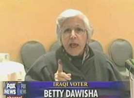 Iraqi Voter Betty Dawisha