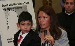 Elvira Arellano Using Her Son For Gain