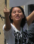 Illegal Alien Middle Finger