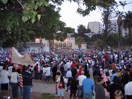 Macarthur Park Candlelight Vigil