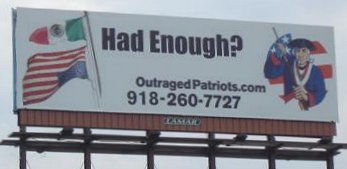 Outraged Patriots Billboard In Little Rock