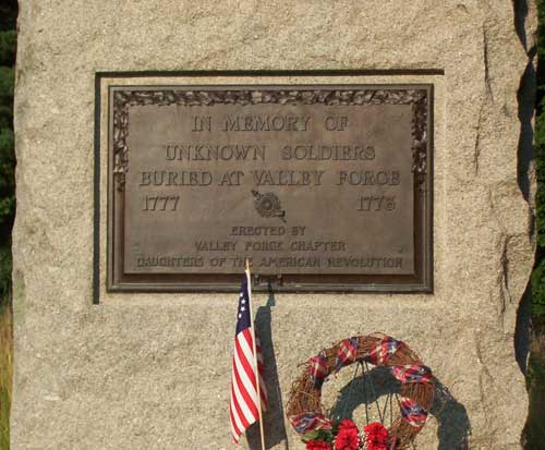 Valley Forge Unknowns Monument