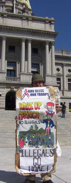 Harrisburg Immigration rally Jim