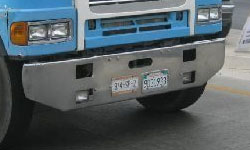 How to spot a Mexican truck - license plates