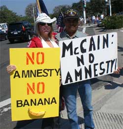 John McCain Protested In Newport Beach Over Illegal Immigration