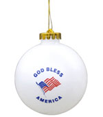 God Bless America Ornament