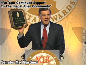 Mel Martinez Receives Illegal Alien Award