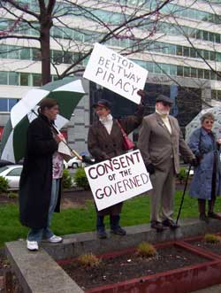 Philadelphia Tea Party Sign