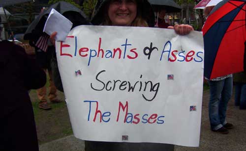 Philadelphia Tea Party Sign