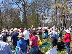 Washington Crossing Bucks County Tea Party Crowd Shots