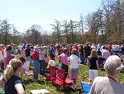 Washington Crossing Bucks County Tea Party Crowd Shots