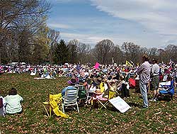 Washington Crossing Bucks County Tea Party Crowd Shots