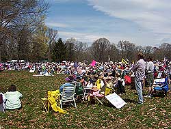 Washington Crossing Bucks County Tea Party Crowd Shots