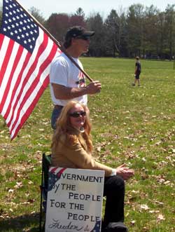 Washington Crossing Tea Party Sign