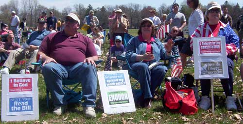 Washington Crossing Tea Party Sign