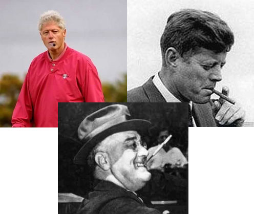 Clinton Kennedy Roosevelt Smoking