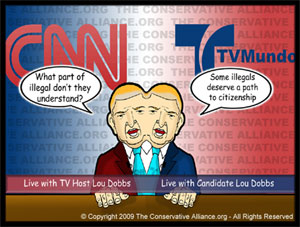 Candidate Lou Dobbs