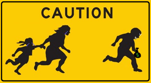 Illegal Alien Child Support Sign