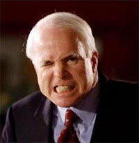 Angry John McCain