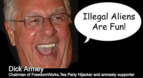 Dick Armey pro amnesty for illegal aliens