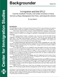 CIS Report Immigration and the SPLC