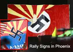 Arizona Nazi Rally Signs