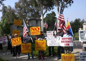 Californias Crusaders Pomona Napolitano Protest