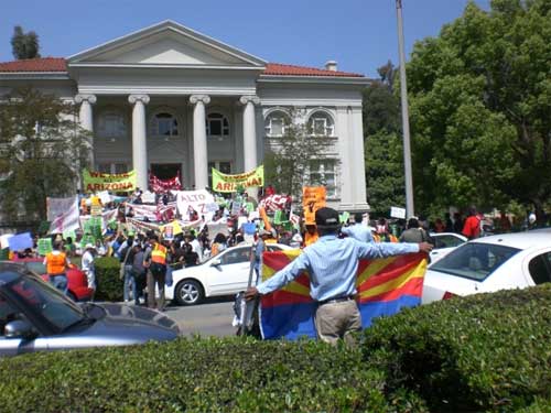 Californias Crusaders Pomona Napolitano Protest