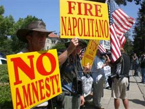 Californias Crusaders Pomona Napolitano Protest