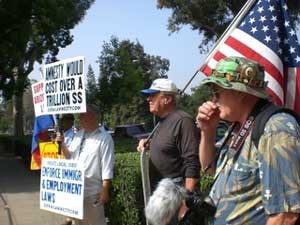 Californias Crusaders Pomona Napolitano Protest