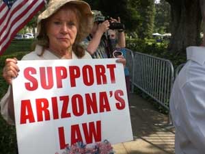 Californias Crusaders Pomona Napolitano Protest