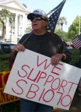 Californias Crusaders Pomona Napolitano Protest
