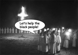 KKK Help Blacks