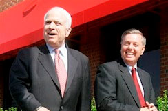 John McCain and Lindsey Graham