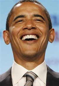 Obama Laughing